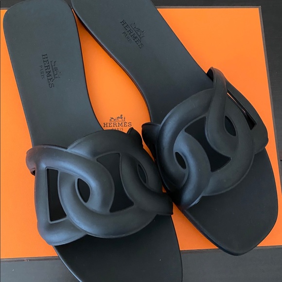 Hermes Aloha Rubber Sandals - Picture 12 of 16